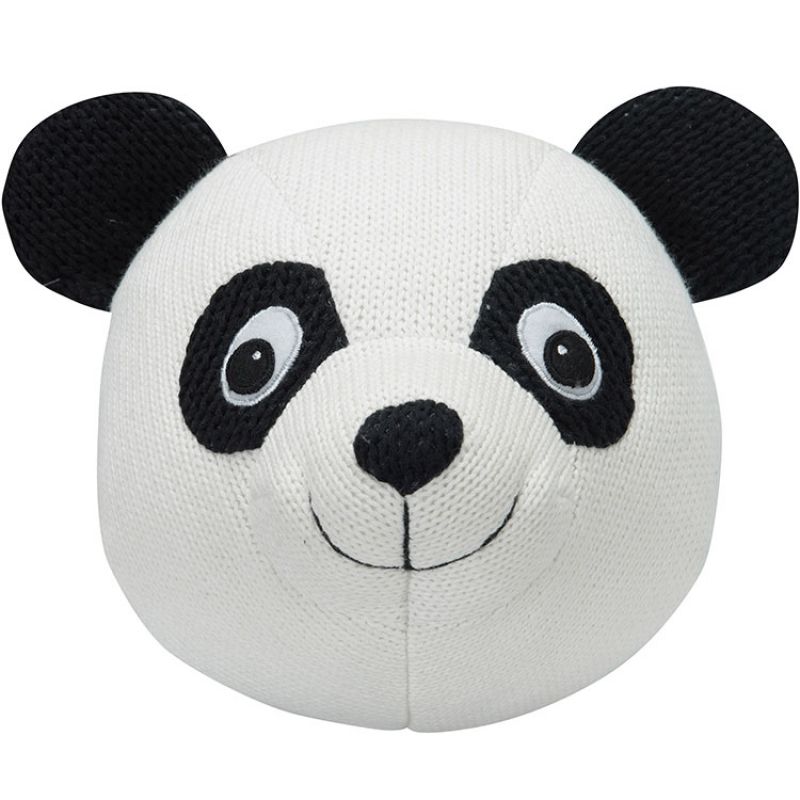 Trophée panda en tricot noir et blanc Kids Depot