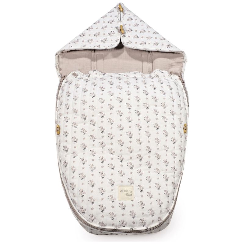 Nid d'ange chancelière Siège Auto Groupe 0 Été Botton Fleurs Walking Mum Produit 1