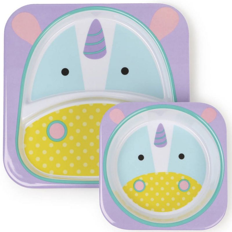 Kit assiette et bol Zoo licorne Skip Hop