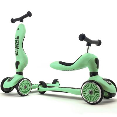 Porteur évolutif en trottinette Highwaykick 1 Kiwi  par Scoot And Ride