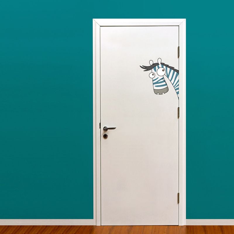 Sticker de porte zèbre (côté droit) Série-Golo