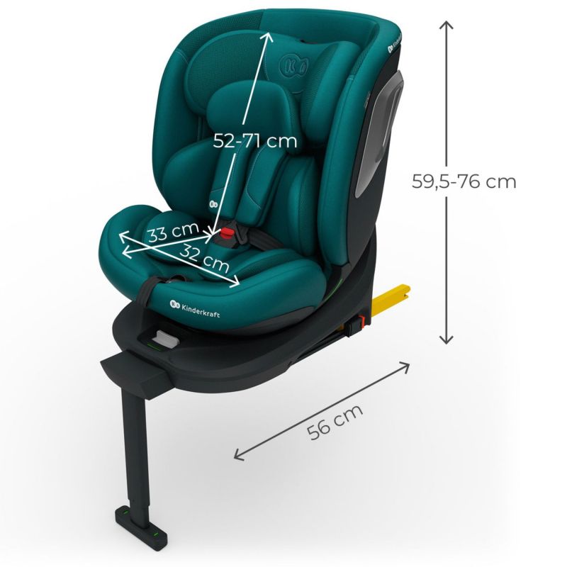 Siège auto I-360 2 Plus i-Size Green (groupe 1-2-3) Kinderkraft Produit 6