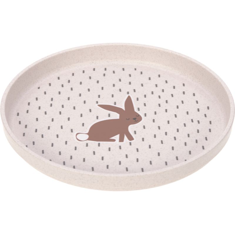 Assiette plate Little Forest Lapin rose Lässig Produit 1 grande taille