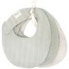 Lot de 3 bavoirs Lullaby Mint Babyshower Produit 1
