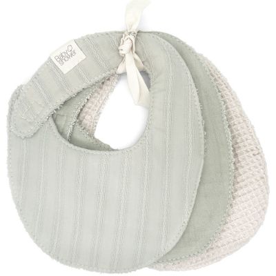 Lot de 3 bavoirs Lullaby Mint Babyshower