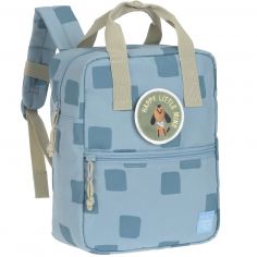 Mini sac à dos carré Pattern Party bleu - Lässig 