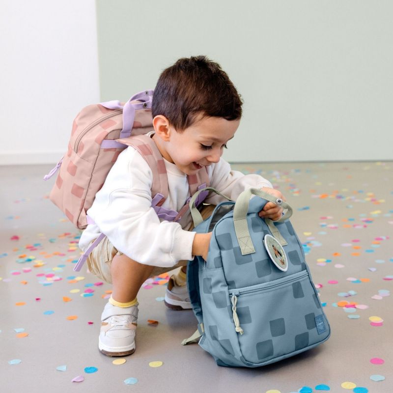 Mini sac à dos carré Pattern Party bleu Lässig Ambiance 2