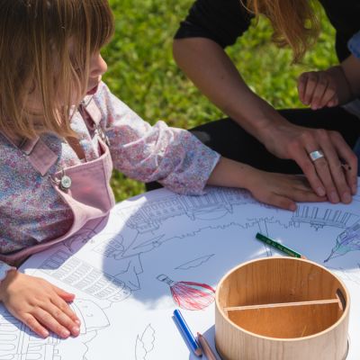 Table à dessiner pour enfant en bois - Drawin'table