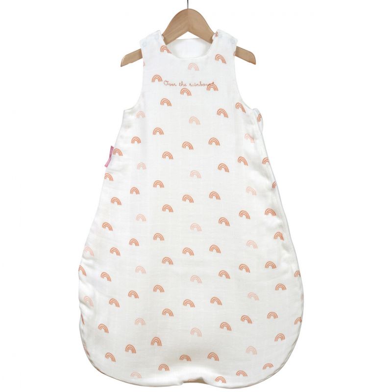 Gigoteuse légère en coton bio Rainbow TOG 0,5 (90 cm) Little Crevette