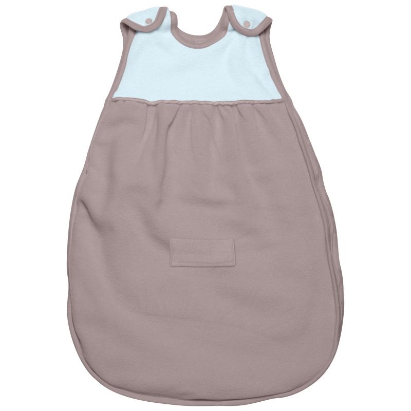 Gigoteuse polaire taupe et bleu ciel TOG3 (65 cm) Red Castle