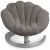 Variation Gris du produit Lit pour animaux de compagnie et fauteuil suspendu SHELL LUNAR de la marque Tavo