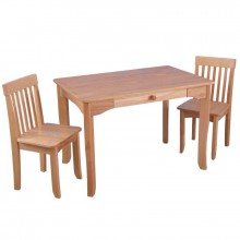 Ensemble table et 2 chaises Avalon bois naturel  par KidKraft