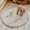 Tapis de jeu 2 en 1 Noomad Organic Soft Stripes Blue Play&Go Ambiance 2
