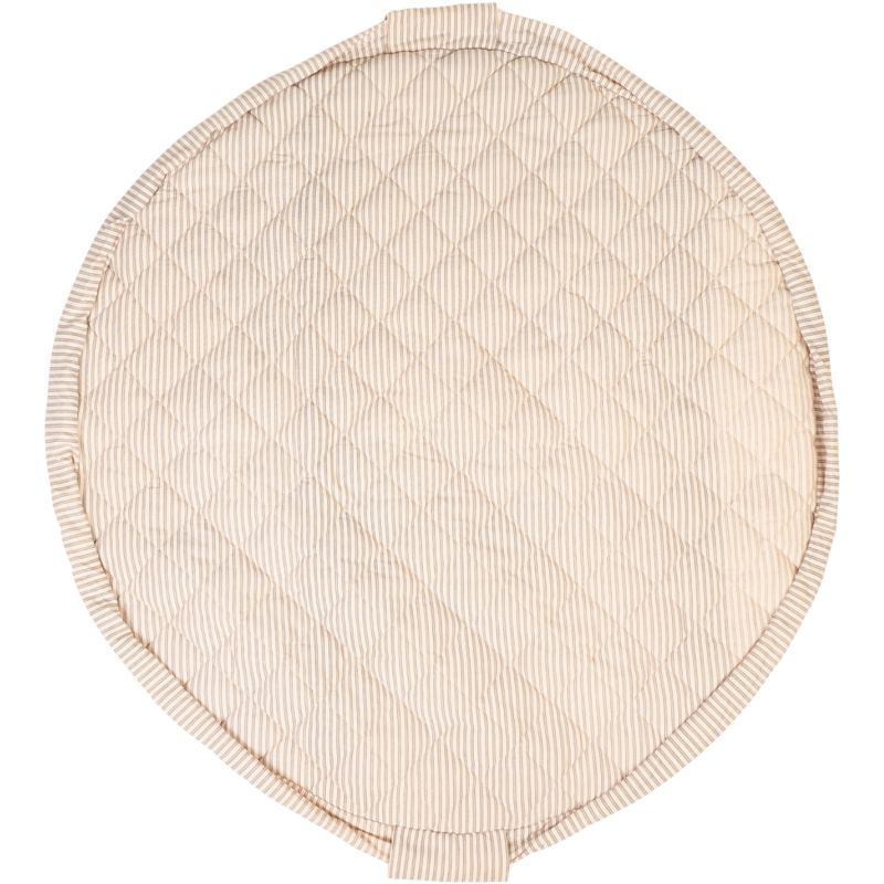 Tapis de jeu 2 en 1 Noomad Organic Soft Stripes Blue Play&Go Produit ouvert 3