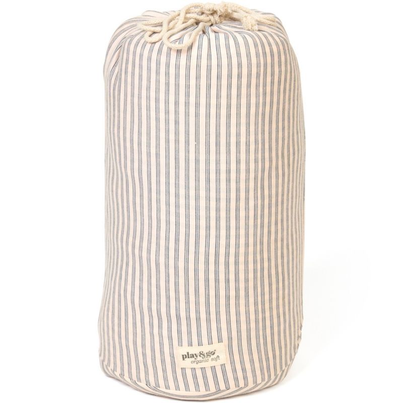 Tapis de jeu 2 en 1 Noomad Organic Soft Stripes Blue Play&Go Packaging 9