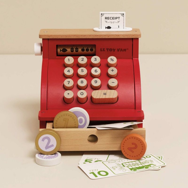 Caisse enregistreuse en bois FSC Le Toy Van Ambiance 2