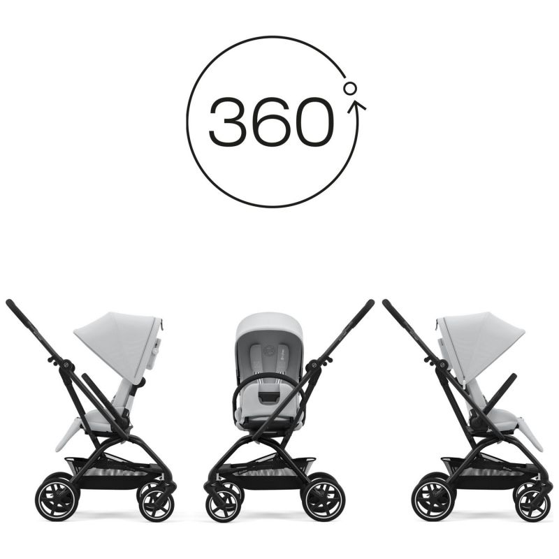Poussette compacte Eezy S Twist+ 2 Fog Grey Cybex Produit 4