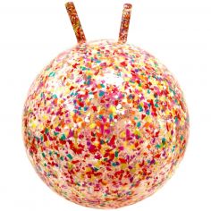 Ballon sauteur paillettes Confettis - Ratatam