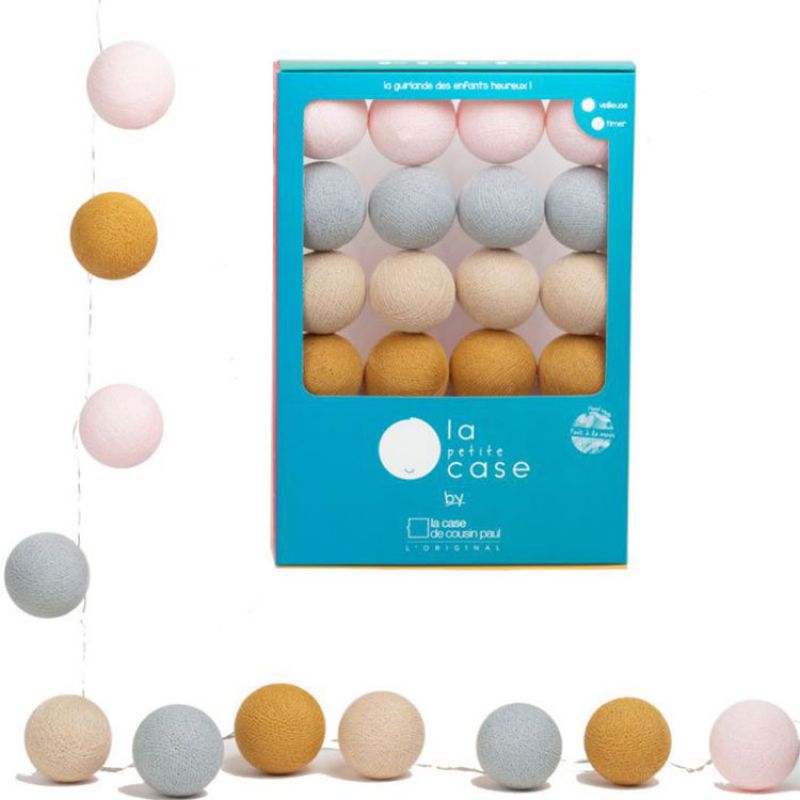 Coffret guirlande lumineuse fonction veilleuse La petite case Suzie La case de cousin paul