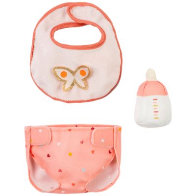 Set de 3 accessoires pour poupée Rose