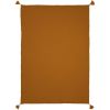 Couverture Wabi-Sabi en gaze de coton Golden Brown (65 x 100 cm)  par Nobodinoz