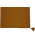 Couverture Wabi-Sabi en gaze de coton Golden Brown (65 x 100 cm) - Nobodinoz