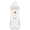 Biberon Easy Active 2ème âge Decor Sable - Tétine débit X (330ml) - MAM