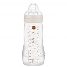 Biberon Easy Active 2ème âge Decor Sable - Tétine débit X (330ml) - MAM