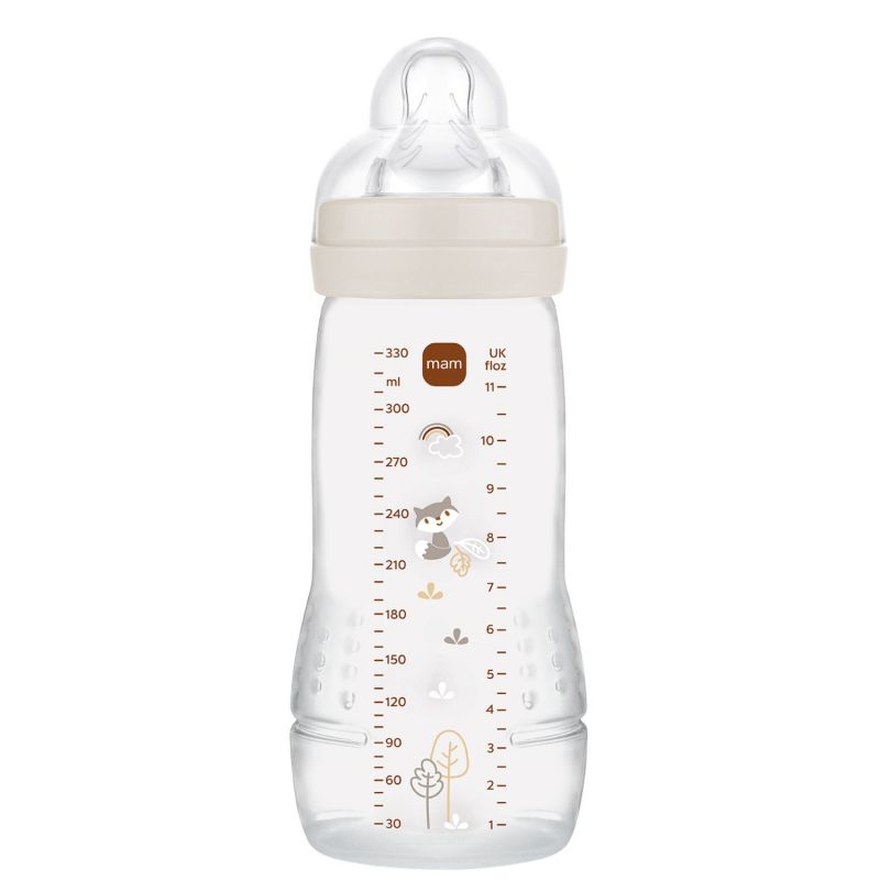 Biberon Easy Active 2ème âge Decor Sable - Tétine débit X (330ml) MAM Produit 1