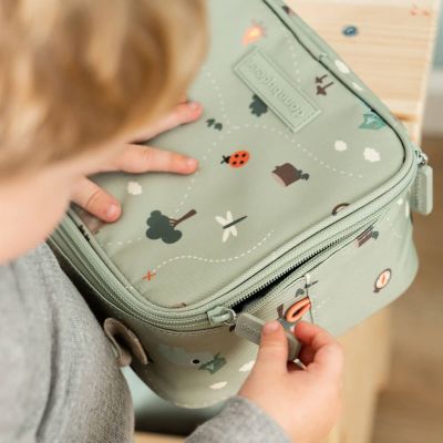 Petit sac repas isotherme Tiny trails Vert (2,8 L)