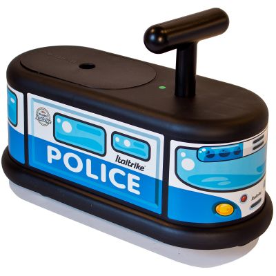 Porteur La Cosa camion de police bleu et noir Italtrike