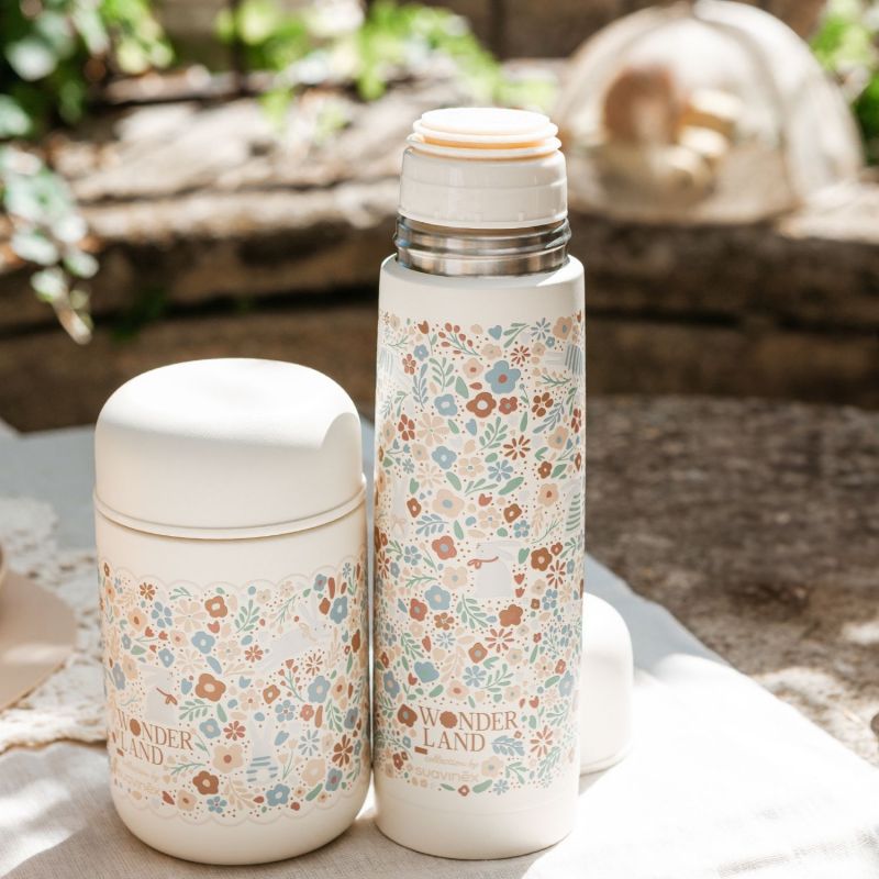 Bouteille isotherme Wonderland Liberty beige (500 ml) Suavinex Ambiance 2