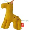 Petit hochet Girafe moutarde (11,5 cm) - Kikadu