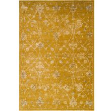 Tapis rectangulaire Inspiration florale miel (160 x 230 cm)  par AFKliving