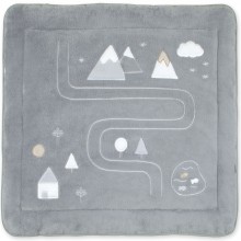 Tapis de parc softy Vroom gris grisou (100 x 100 cm)  par Bemini
