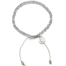 Bracelet Beads perles grises  par Proud MaMa