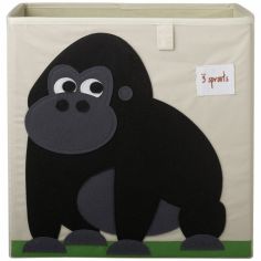 Cube de rangement en tissu Gorille - 3 sprouts