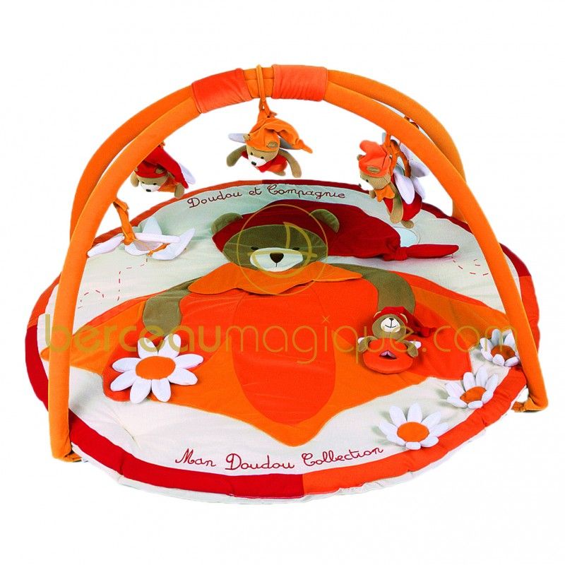 Tapis d'éveil Collector Orange Doudou et Compagnie