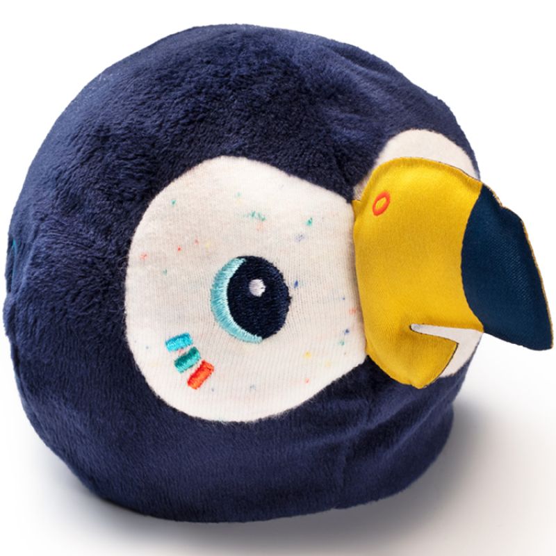 Hochet peluche réversible Pablo le toucan (10 cm) Lilliputiens
