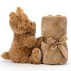 Doudou plat attache sucette Bartholomew (34 cm)  par Jellycat