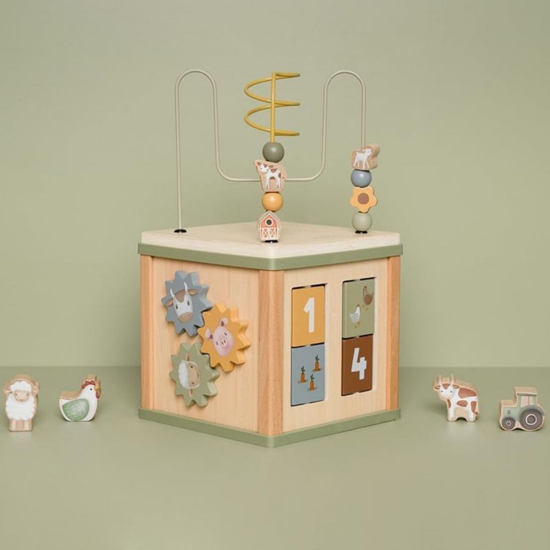 Cube d'activités en bois Little Farm Little Dutch Ambiance 7