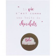 Carte à gratter Annonce de grossesse Pâques (8 x 10 cm)  par Les Boudeurs