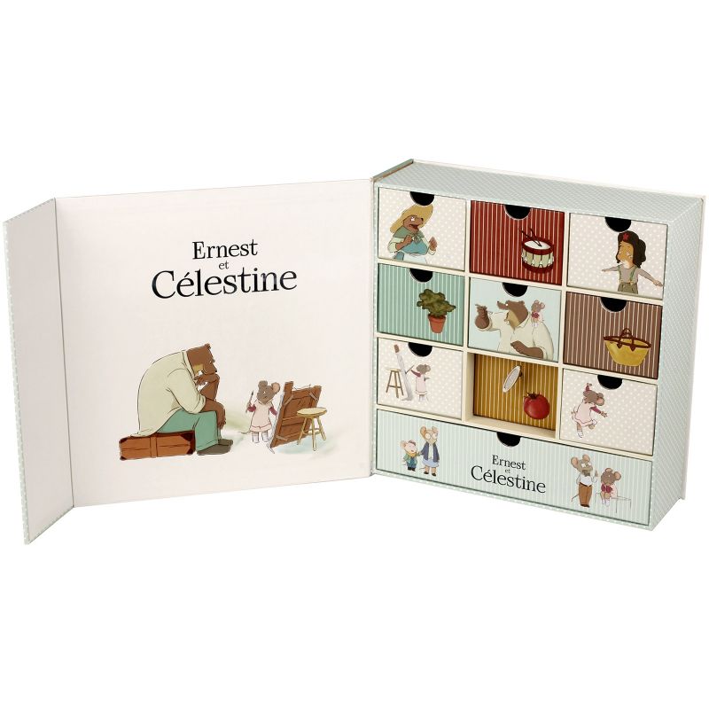 Coffret souvenirs musical Ernest et Célestine Trousselier