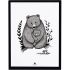 Affiche encadrée ours Family bear (30 x 40 cm) - Lilipinso
