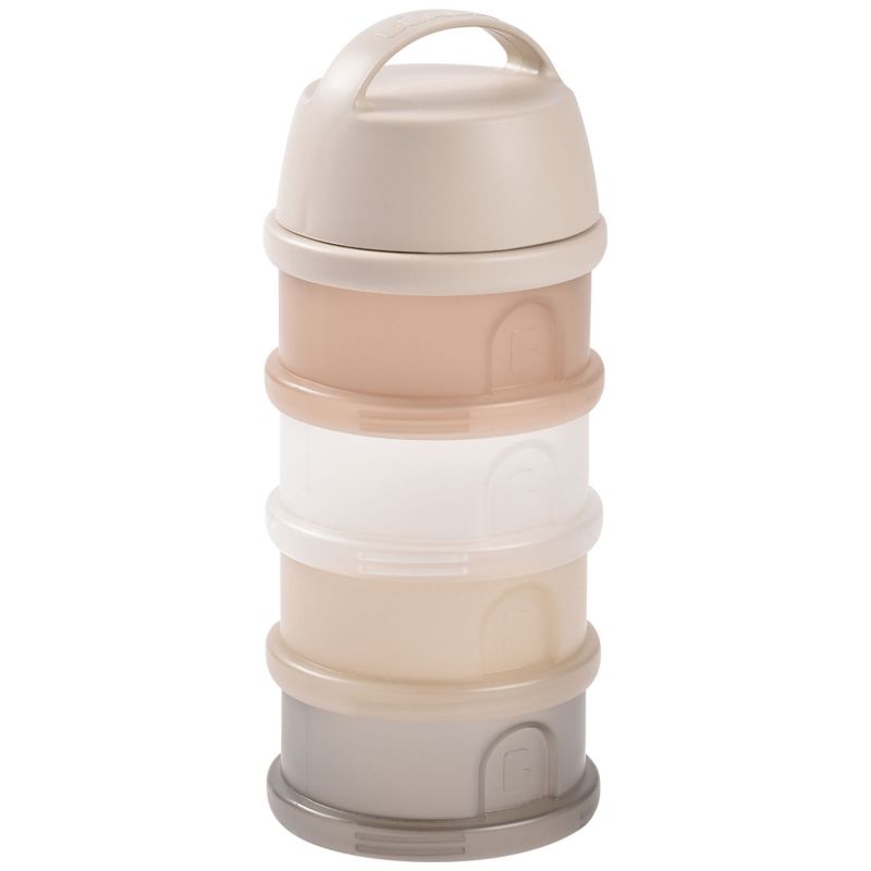 Boîte doseuse 4 compartiments Argile Translucide Béaba Produit 1