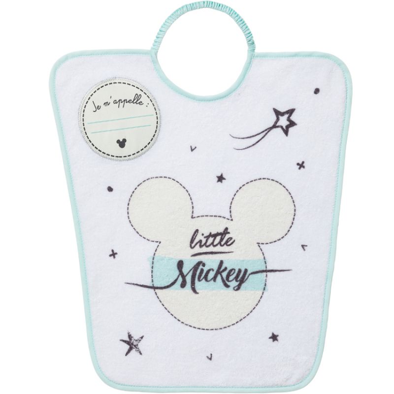 Bavoir élastique Mickey Babycalin