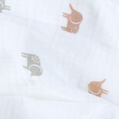 Lot de 3 langes Elephants (70 x 70 cm)