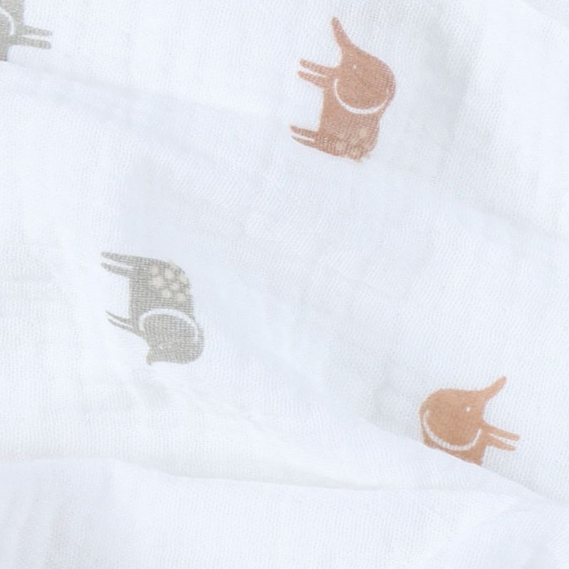 Lot de 3 langes Elephants (70 x 70 cm) Noukie's Produit 2