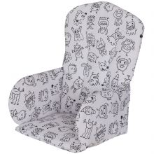 Coussin de chaise haute PVC Monstres (26 x 27 x 40 cm)  par Geuther