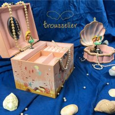 Boîte à bijoux musicale Sirène